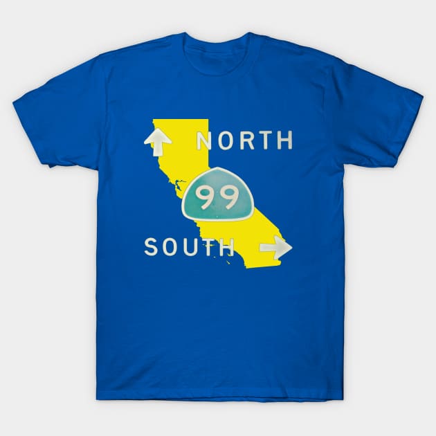 California State Route 99 T-Shirt by beejay559